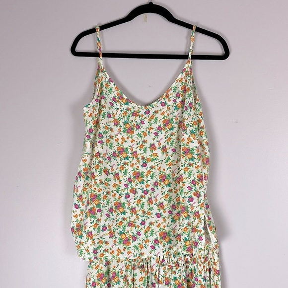 Cynthia Rowley 2 piece set tank top and maxi skirt size small floral print - Picture 16 of 16